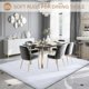 thumbnail image 4 of Alfombra BENRON de felpa blanca, 122 x 183 cm, suave y lavable, 4 of 7