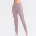 thumbnail image 3 of SWSMCLT Women's High waisted Yoga Legging Workout Pant Pants Slimming Slim Fit Seamless Tummy Control Stretch Running Athletic Buttery Soft Tight Purple 10, 3 of 3