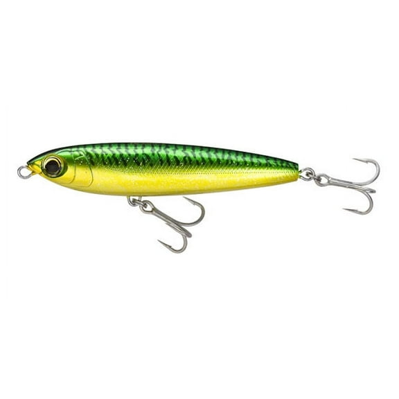Yo-Zuri Hydro Pencil, 5" Hard Bait Fishing Lure, Green Mack