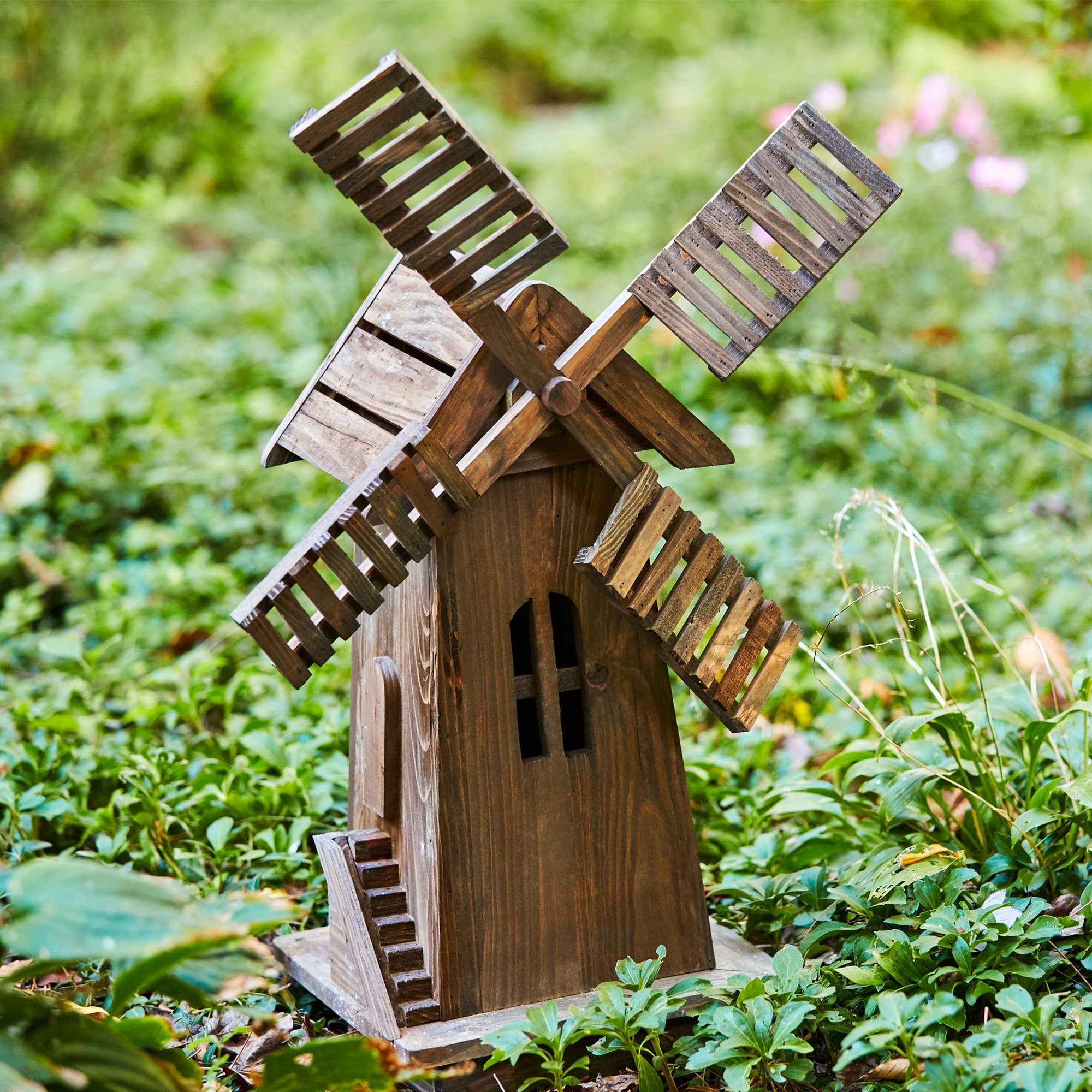 Shine Company Decorative Windmill Barnwood by Shine Company