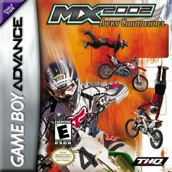 Restored MX 2002 Featuring Ricky Carmichael (Nintendo Game Boy Advance, 2001) (Refurbished)
