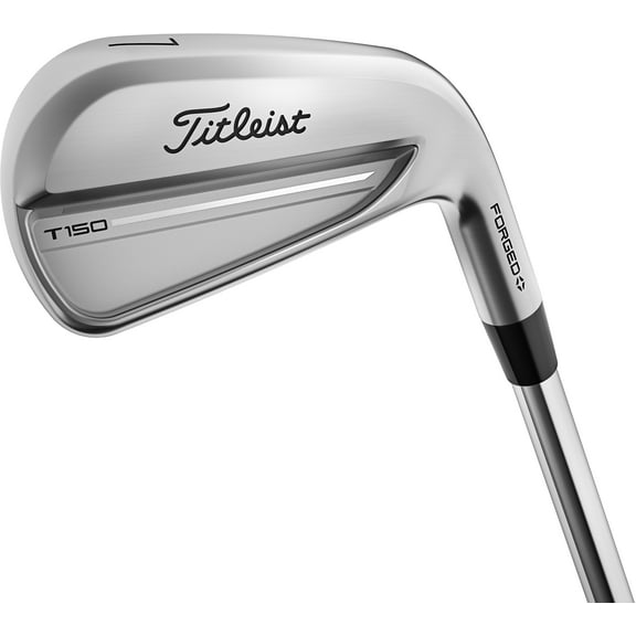 Pre-Owned Titleist T150 4G 7-PW Iron Set Stiff 2 Degrees Flat Steel AMT White G2 Mint