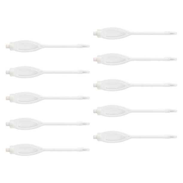 10x Lápices de golf a granel con tapas Rotulador de golf con clip Lápices de puntuación de golf Blanco kusrkot lápices de puntuación de golf