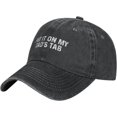thumbnail image 2 of Put It On My Dad's Tab Hat Women Baseball Hat Graphic Hat, 2 of 8