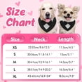 thumbnail image 2 of Bandana de boda formal FUAMEY para perros con pajarita negra y talla M, 2 of 7