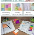 thumbnail image 3 of LAMBOCK Transparent Self-Stick Notepad with Book Tabs, Multicolor, 900 Pcs, 3 of 9