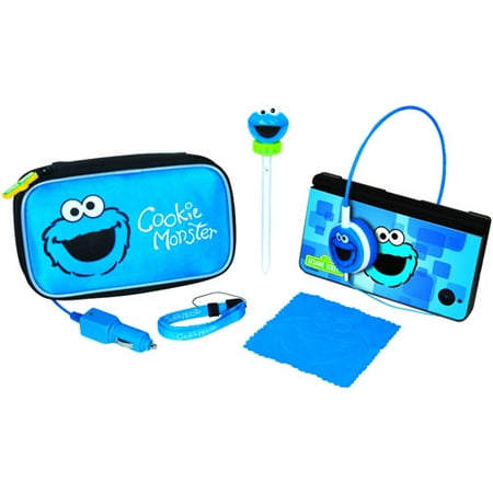 dreamGEAR Cookie Monster Travel Kit - Accessory kit - for Nintendo DS Lite, Nintendo DSi, Nintendo DSi XL