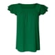 thumbnail image 2 of Gibobby Playera de Verano para Mujer Ropa de mujer Europa y los Estados Unidos Nuevas damas Casual Cuello cuadrado Encaje Manga corta Nuevo vestido de v(Verde,M), 2 of 5