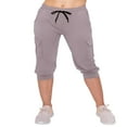 thumbnail image 2 of CHOK Pantalon Cargo Jogger Décontracté Super Doux pour Femmes Noir G, 2 of 6