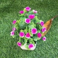 thumbnail image 5 of SPRING PARK Artificial Fake Flower Potted Plant Bonsai Outdoor / Indoor Garden Home Decor, 5 of 7