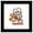 Black Framed Version, variant on Gallery Pops Sanrio Keroppi - Keroppi Sticker Graphic Wall Art, Unframed Version, 12" x 12"