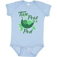 thumbnail image 3 of Inktastic Two Peas in a Pod with Faces Boys or Girls Baby Bodysuit, 3 of 5