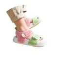 thumbnail image 3 of ZHOGXU Toddlers Children Girls Boys Summer Sandals Soft Sole Non Closed Toe Color Block Breathable Lightweight Shoes For Outdoor Activities,Multicolour1,9.5, 3 of 7
