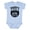 AE-Light Blue, variant on Funny Beard Baby Grow-daddy's Little Beard Puller Funny Boys or Girls Baby Bodysuit