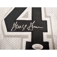 thumbnail image 2 of San Antonio Spurs George Gervin Autographed White Jersey JSA 197001, 2 of 2