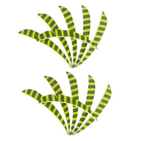 12pcs 3 Turkey Feather Fletching Archery Hunting Arrow Right Wing / Left Feathers Water-drop Shape