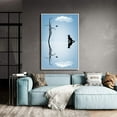 thumbnail image 3 of IDEA4WALL Framed Canvas Wall Art for Living Room, Bedroom Sky Canvas Prints for Modern Home Decoration Ready to Hang, 3 of 4