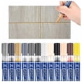 thumbnail image 2 of Rotulador impermeable para reparar huecos de azulejos, blanco, de cerámica, para lechada, agente de relleno antimoho, limpiador de pintura para paredes, porcelana y baño, dorado, 2 of 6