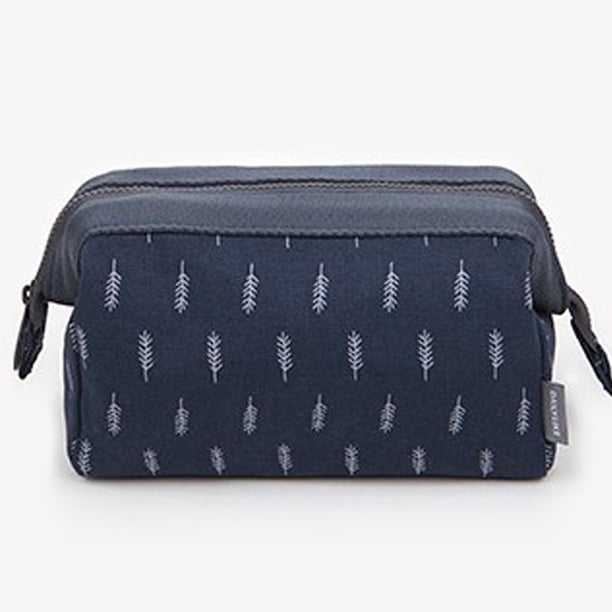 Bolsa de maquillaje, elegante y espaciosa bolsa de cosméticos para bolso, bolsa de viaje, bolsa de artículos de tocador resistente al agua, estilo 1