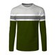 thumbnail image 4 of Blusas y camisas de manga larga con cuello redondo para hombre, blusa informal de manga larga con cuello redondo y estampado, camiseta tipo jersey para hombre., 4 of 4