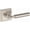 Satin Nickel, variant on Baldwin FDLACSSR150 La Conner Non-Turning Two-Sided Dummy Door Lever Set - Nickel