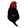 thumbnail image 2 of Varios De Acrílico Creativos Perros Reloj De Pared Cola Wag Swing Pendulum Clock Decoración para hogar Niños Regalos Para Estudiantes Red Head Dog (meneando) BLESIY reloj de pared gato, 2 of 7