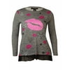 Style & Co. Women's Lipstick Kiss Sweater (PL, Quirky Glam)