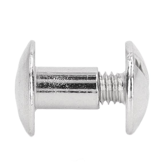 Book Binding Screw,200 Sets Book Binding Round Head Copper Rivets Fasteners Metal Nail Rivet Studs Reliable and Durable