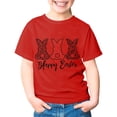 thumbnail image 4 of Easter Shirts for Girls Size 12 Eggs Tractor Truck Cute Casual Summer Tees Easter Gifts Egg Easter Day Gift Summer Spring Easter Outfits,Red, 4 of 4