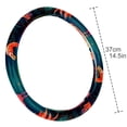 thumbnail image 4 of Flamingo 14.5 Inch Printing PVC Leather Car Wheel Cover Steering Wheel Cover Auto Accessories, 4 of 6