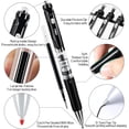 thumbnail image 3 of miduoduo-Gel Pens, 36 Pcs Retractable Black Ink, 12 Pens with 24 RefillsMedium Point Pen 0.7mm, Smooth Writing, Fast Dry, No Bleed for Journaling Note Taking, Home School Office Supplies, 3 of 4