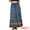 Dark Blue, variant on DARING DIVA Women's Boho Floral Smocked High Waist A Line Maxi Skirts XS Red