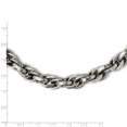 thumbnail image 4 of Stainless Steel 24 Inch Oval Link Necklace Pendant Charm Chain, 4 of 8