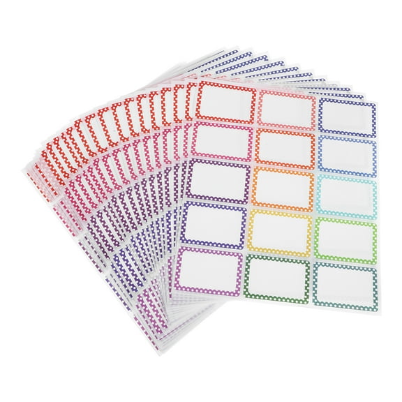 23 Sheets Commercial Name Tag Stickers Home Organization Student