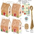 thumbnail image 4 of Bolsas de papel Kraft navideñas Patrones Noel Cajas de papel Kraft Cajas de papel para - Holy Jolly Jolly, 4 of 8