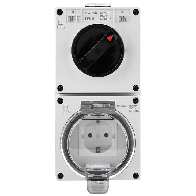 Enchufe de pared impermeable Ip66 enchufe de pared seguro restaurante/escuela/oficina para el hogar ANGGREK Otros