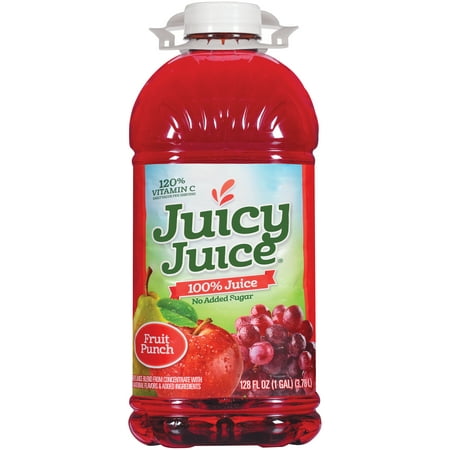 (2 Pack) Juicy Juice 100% Juice, Fruit Punch, 128 Fl Oz, 1 (The Best Fruit Juice For Weight Loss)