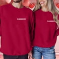 thumbnail image 2 of SOMOWI Chandail en Molleton de la Saint-Valentin pour Femmes, Imprimé Mode, Col Rond Ample, Chandail à Capuchon Rouge, Vêtements d'Hiver, 2 of 4