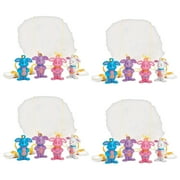 Fun Express 1 1/4" Bulk 144 Pieces Mini Easter Bunny Character Paratroopers