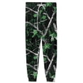 thumbnail image 6 of GrmtClth Men's Elastic Ankle Hem Forest Tree Print Jogger Lounge Pants Adjustable Drawstring Waist Lightweight Sleep Trousers Green XL, 6 of 7