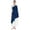 Navy Blue, variant on RUNQHUI Women's One Shoulder Praise Dance Tunic Top Lyrical Dance Costume Worship Church Dance Green M