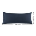 thumbnail image 5 of PiccoCasa Zippered Body Pillow Cover Microfiber Long Pillowcase Navy Body(20"x54"), 5 of 8