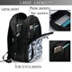 thumbnail image 4 of Easygdp Hawaiian Style Mochila para Laptop de Viaje con Puerto USB, Mochila para Laptop con Puerto de Carga USB para Mujeres y Hombres, 4 of 7