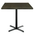thumbnail image 7 of KFI Studios Urban Loft 2.5' Square Dining Table, Espresso, 7 of 7
