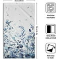 thumbnail image 2 of Blue Eucalyptus Leaves Hand Towels Set of 2, Botanical Leaf Floral Face Towel 28X14 inch, Quick Dry Ultra Absorbent Soft Washcloths for Kitchen Bathroom Yoga Workout Gym, 2 of 16