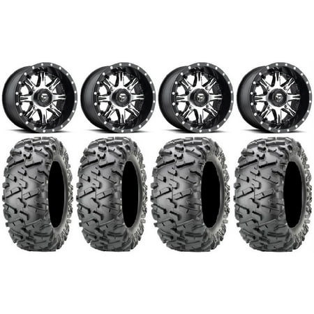 Fuel Nutz Black 14 Wheels 28 BigHorn 2.0 Tires Polaris RZR XP 1000 / PRO XP / Ranger XP 900/1000
