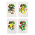 thumbnail image 1 of Set de 4 mini libretas pasta dura color blanco, hoja rayada, Mario Bros, 1 of 7
