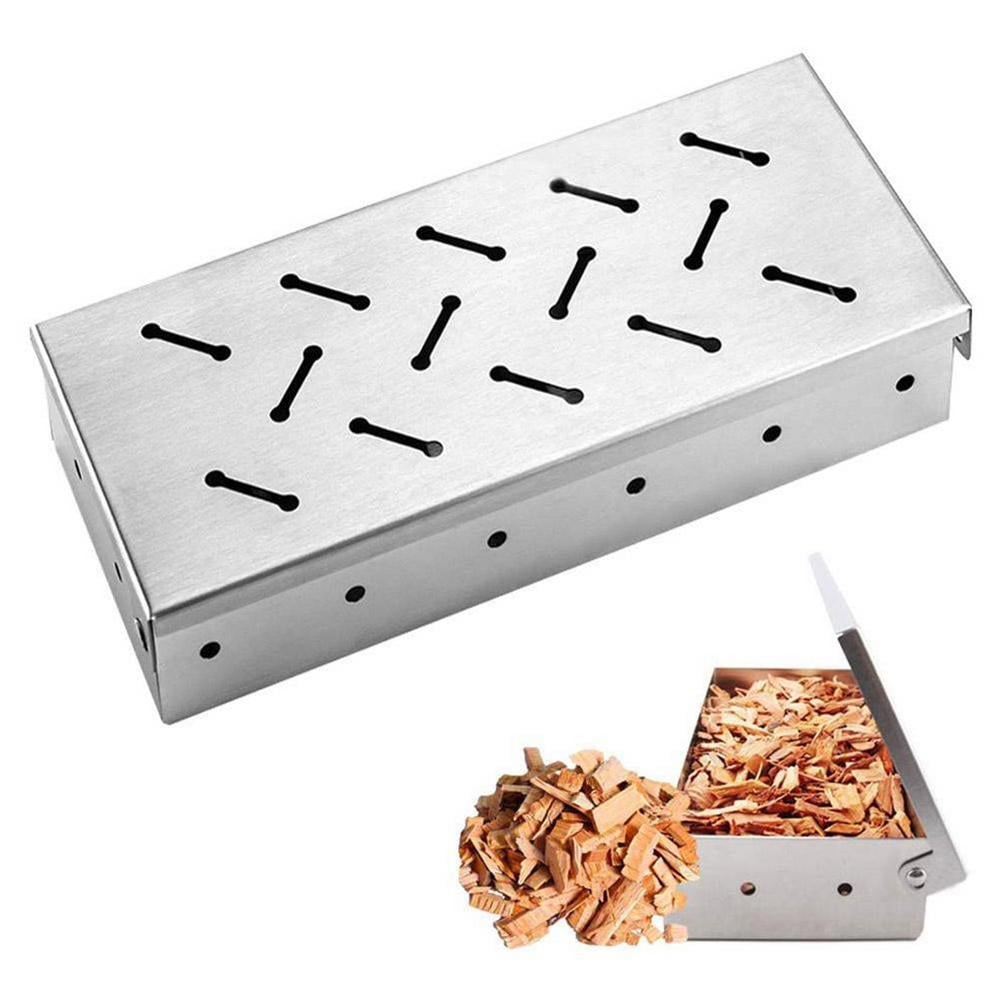 Smoker Box, Meat Smokers Box in Barbecue Grilling Accessories, Add