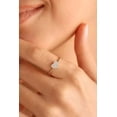 thumbnail image 3 of 14k Yellow Gold Plated 1Ct Lab Created Diamond Round Cut Women's Engagement Ring, 3 of 3