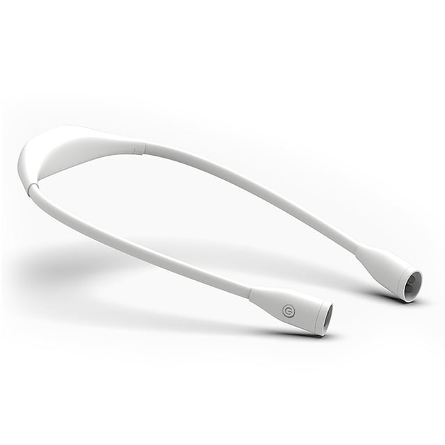Lámpara 4LED manos libres flexible USB recargable recargable Luz de lectura 36lm 6500-7000K Stepless 3 Brillo Reparación de iluminación blanco tipo 2 Yuarrent HA009566-02B